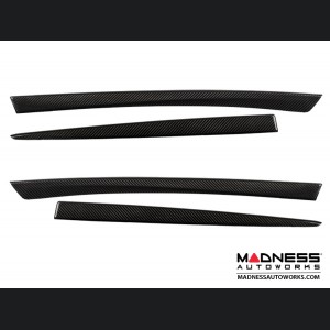 BMW 5 Series Inner Door Trim Covers - Carbon Fiber - F10 / F11 